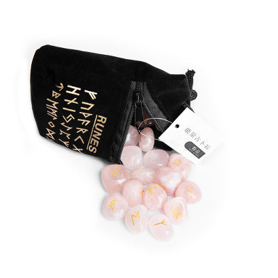 Set de Runas Vikingas de Piedra Natural