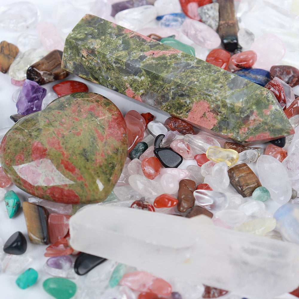 Kit de Colección de Minerales "Tesoros de la Tierra" Caja con Pedras Semipreciosas